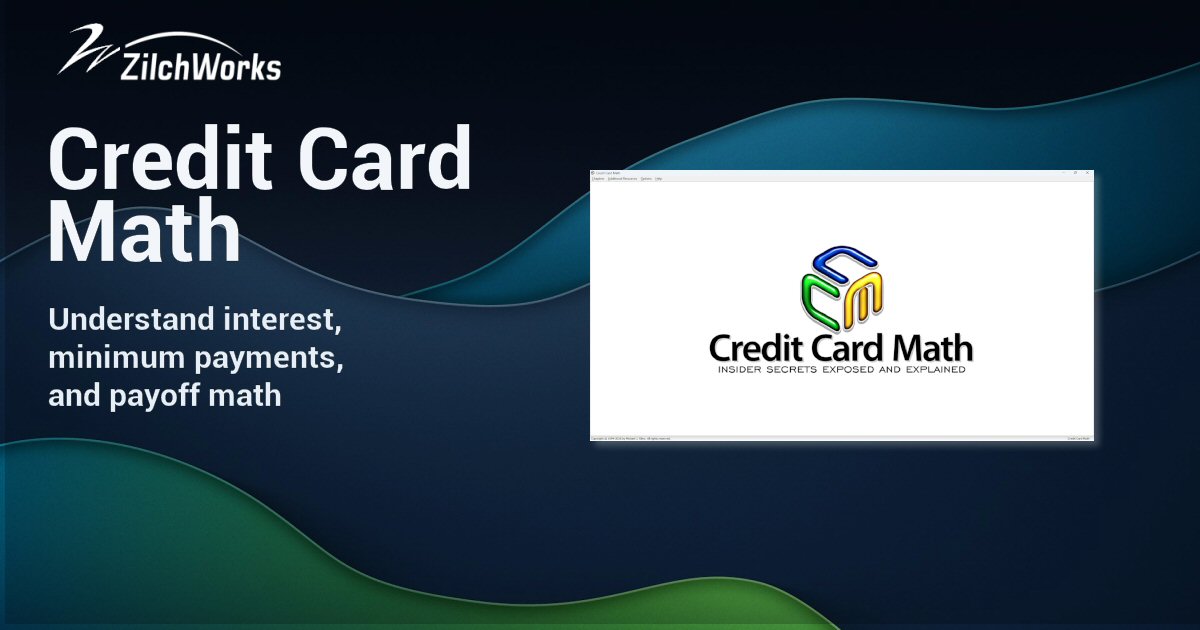 Credit Card Math Term Credit Card Math: Understand Interest, Minimum Payments & Payoff ...